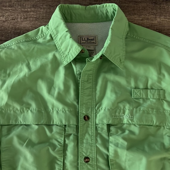 LL Bean Men’s Windbreaker Long Sleeve Button Down - Picture 2 of 9